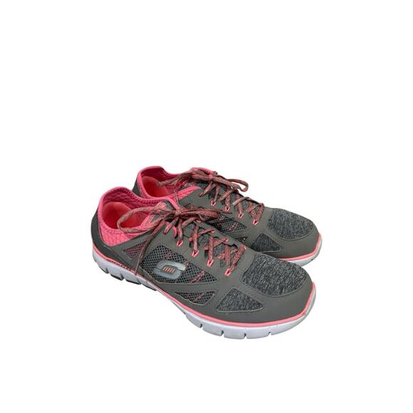 Skechers Womens Skech Flex Gray/Pink Running Shoes Women’s Size 11 - Picture 6 of 8